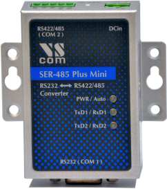 VScom SER-485 Mini, a converter from RS232 to RS422/485 on terminal block