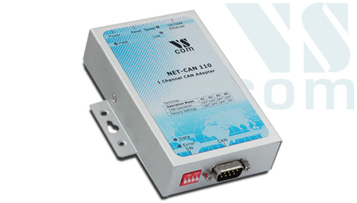 Vscom NET-CAN 110, a CAN Bus Gateway for Ethernet/Internet