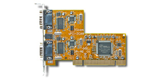 Vscom PCI-2CAN, a double CAN Bus adapter for PCI bus