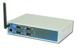 VScom NetCom+ (Plus) 411, a quad port Serial Device Server for Ethernet/TCP to RS232